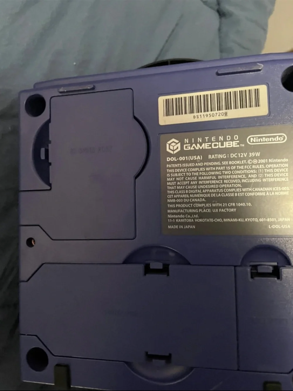 Nintendo GameCube Console - Indigo Purple